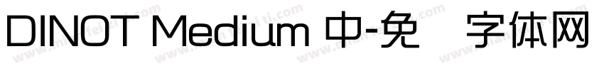 DINOT Medium 中字体转换